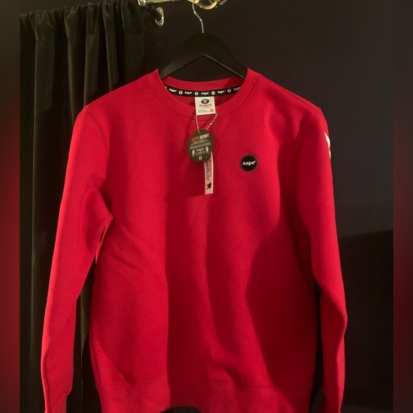 Aape - By *A Bathing Ape: Mens Red Long Sleeve Sweatshirt Size M - Picture 5 of 10